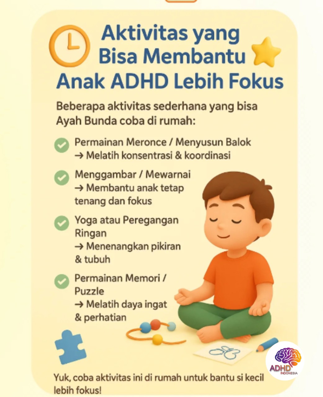 Pendekatan Edukatif yang Tepat untuk Anak ADHD di Provinsi Sulawesi Utara